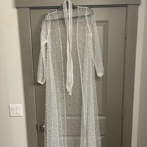 Bridal Pearl Robe